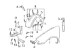 Diagram for Audi A3 Fender - 8P0-821-105-F