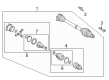 Diagram for Audi CV Joint - 4KE-498-103