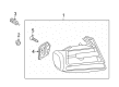 Diagram for 2012 Audi A4 Quattro Tail Light - 8K5-945-095-L