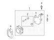 Diagram for Audi SQ5 Parking Sensors - 8R0-907-561-A