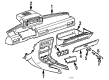 Diagram for Audi 4000 Glove Box - 811-857-035-E-1GY