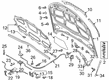 Diagram for Audi Hood Release Cable - 8W1-823-535-C