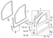 Diagram for Audi S8 Window Regulator - 4H0-837-461-B