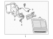 Diagram for Audi Car Bulbs - 4E0-945-981