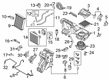 Diagram for Audi Heater Core - 5Q0-819-031-A