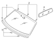 Diagram for Audi Windshield - 8N0-845-099-F-NVB