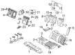 Diagram for Audi Cup Holder - 4B0-885-995-B-01C