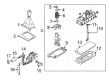 Diagram for Audi Automatic Transmission Shift Levers - 1K0-711-112-B