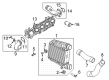 Diagram for Audi RS7 Sportback Turbocharger - 0P2-145-701-H