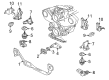 Diagram for Audi Engine Mount - 8D0-199-339-A