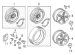 Diagram for Audi Q3 Quattro Alloy Wheels - 8U0-601-025-AD