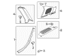 Diagram for Audi Q5 PHEV Pillar Panels - 80A-867-767-A-4PK