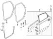 Diagram for Audi A6 Quattro Window Regulator - 4G0-839-462