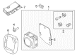 Diagram for Audi RS7 Parking Sensors - 4G0-907-541-B