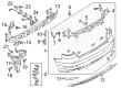 Diagram for Audi Bumper Reflector - 8V5-945-105-A