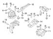 Diagram for Audi Q3 Quattro Engine Mount - 3C0-199-231-F