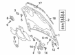 Diagram for Audi Hood Release Cable - 4N1-823-535-B