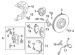 Diagram for Audi S3 Brake Caliper - 8V0-615-123-E