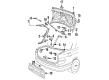 Diagram for Audi 90 Door Hinge - 8A5-827-301-B