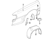 Diagram for Audi 200 Fender - 447-821-105-D