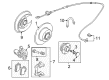 Diagram for Audi Brake Caliper Bracket - 8E0-615-425-G