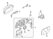 Diagram for Audi allroad Parking Sensors - 8T0-907-568-A