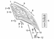 Diagram for Audi e-tron Sportback Lift Support - 4KE-823-359-A