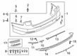 Diagram for Audi A6 Quattro Bumper Reflector - 4K0-945-105-G