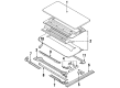 Diagram for Audi V8 Quattro Sunroof Motor - 441-877-795