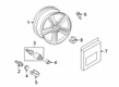 Diagram for Audi e-tron S Alloy Wheels - 4KE-601-025-N