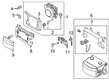 Diagram for Audi A6 allroad Parking Sensors - 4K0-907-639-G