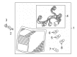 Diagram for 2005 Audi A4 Quattro Tail Light - 8H0-945-095-B