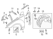 Diagram for Audi A7 Quattro Fender - 4G8-821-105-B