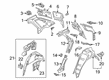 Diagram for Audi e-tron Quattro Fender Splash Shield - 4KE-810-363-B