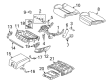 Diagram for Audi S8 Seat Cushion Pad - 4E0-885-376-A