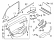 Diagram for Audi A5 Sportback Door Moldings - 8W0-867-419-4T4