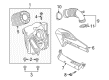 Diagram for Audi A4 allroad Air Intake Hose - 06L-129-629-G