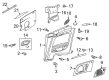 Diagram for Audi A5 Weather Strip - 8F0-839-479-E