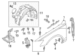 Diagram for Audi A6 Fender - 4G0-821-101