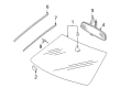 Diagram for Audi RS4 Windshield - 8E0-845-099-AG-NVB