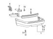 Diagram for Audi A8 Bumper - 4D0-807-305-B-GRU