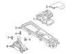 Diagram for Audi RS7 Sportback Automatic Transmission Shift Levers - 4K1-713-041-L