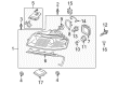 Diagram for Audi Headlight - 8P0-941-003-H