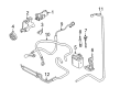 Diagram for Audi A8 Quattro Power Steering Hose - 4D0-422-887-K