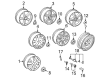 Diagram for Audi A4 Alloy Wheels - 8E0-601-025-AN