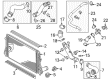 Diagram for Audi TTS Quattro Cooling Fan Bracket - 1K0-121-367-P