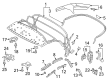 Diagram for Audi TT Quattro Sunroof Motor - 8S7-871-601