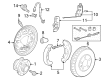 Diagram for Audi Q4 e-tron Sportback Wheel Bearing - 3QF-407-621-K