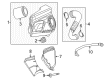 Diagram for Audi A6 Quattro Air Filter Box - 4G0-133-838-AE