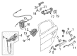 Diagram for Audi Q5 Interior Door Handle - 8R0-839-019-A-1DH